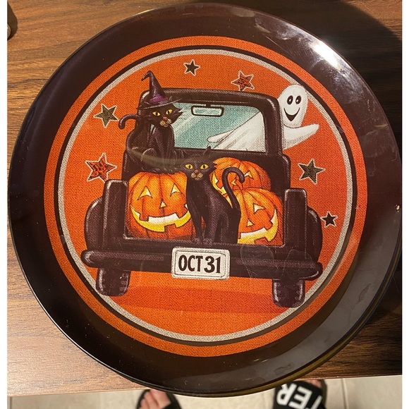 Set of 5 glass Halloween ๐ plates - Picture 5 of 5